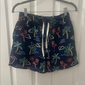 Chubbies Navy Tropical Print Women's Shorts